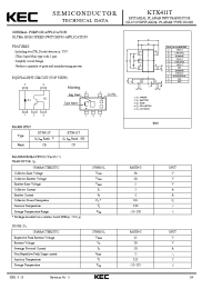 Datasheet KRC664E manufacturer KEC